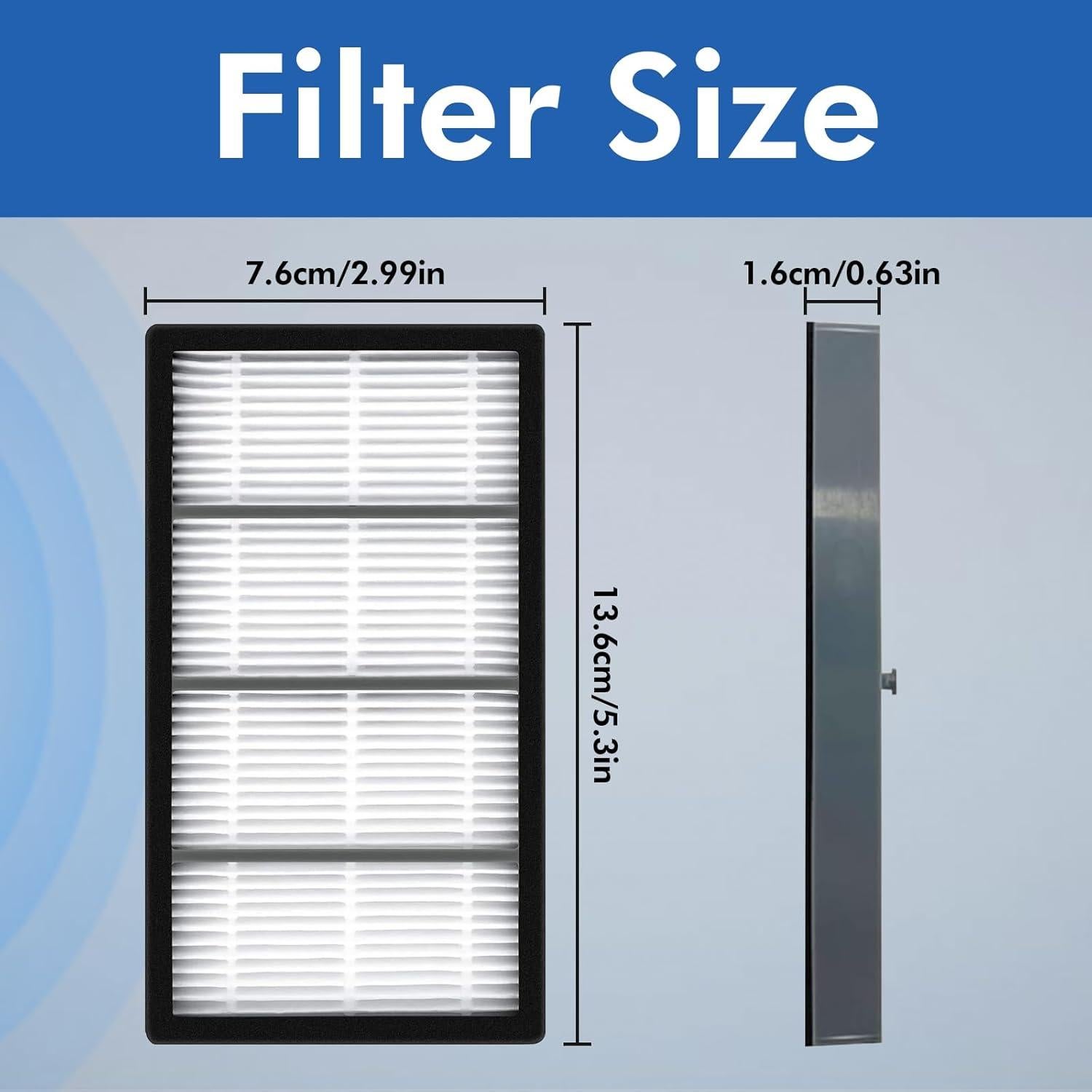 Paquete de 12 filtros HEPA StylishClean para Roomba S9