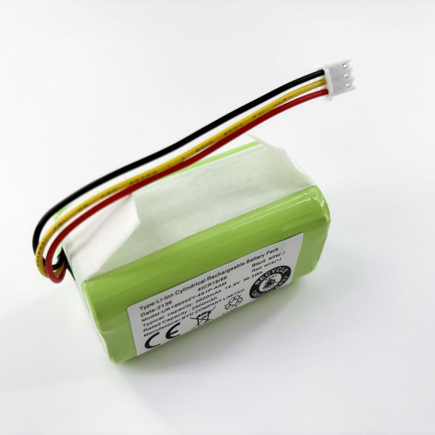 Batería de Reemplazo 14.8V 2600mAh para iHome AutoVac