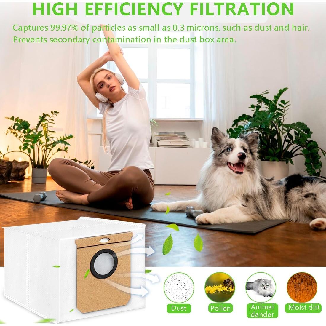 14 Bolsas de Reemplazo BUXEBUX para Eufy L60 / L50 - Desechables