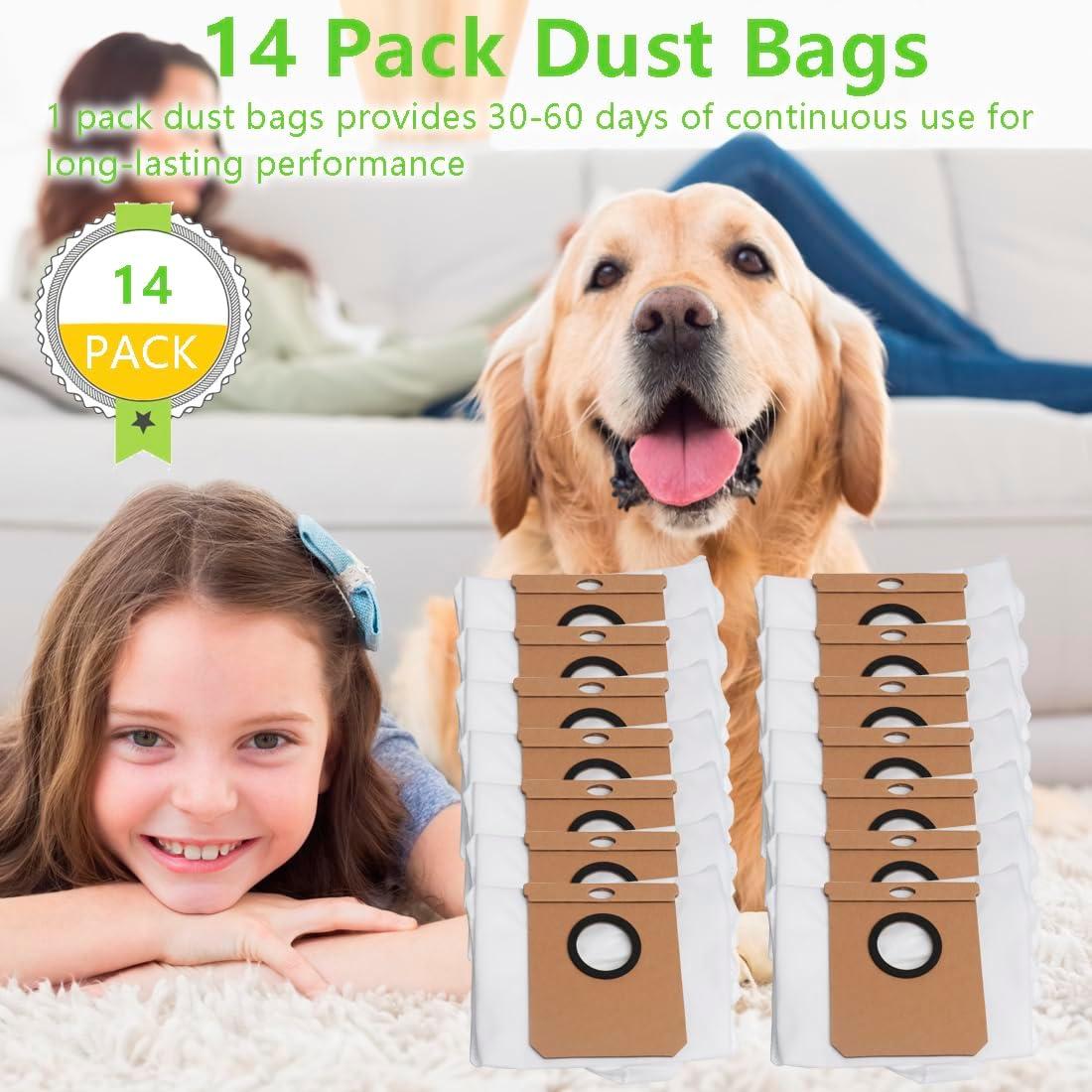 14 Bolsas de Reemplazo BUXEBUX para Eufy L60 / L50 - Desechables