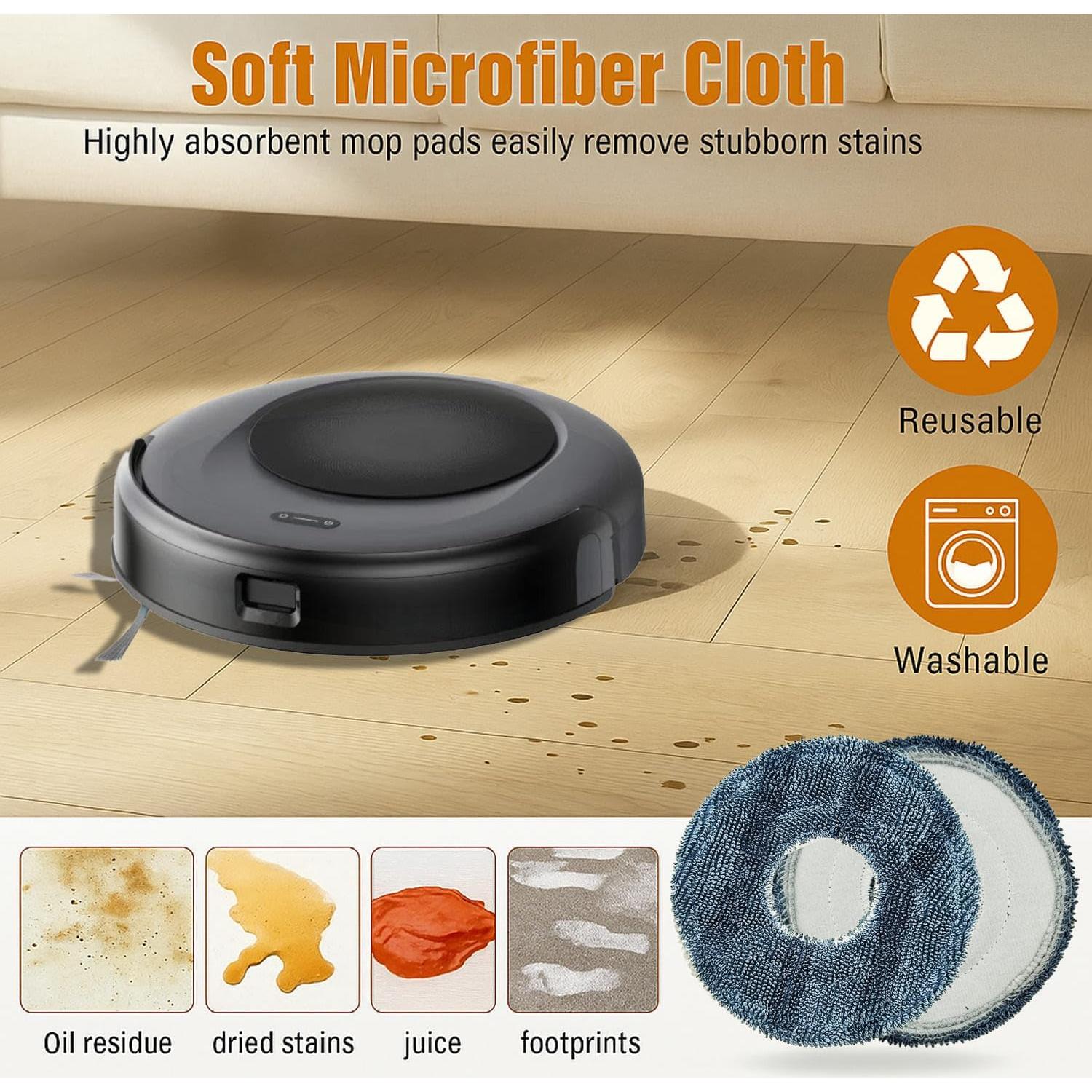 Accesorios de Reemplazo YUJINRU para eufy C20 - 1 Cepillo, 6 Filtros HEPA