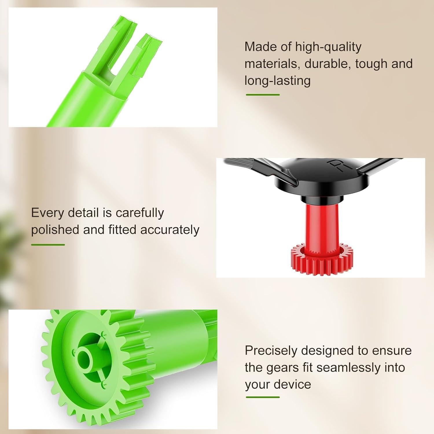 Engranajes de Motor del Cepillo Lateral ECOVACS DEEBOT Rojo y Verde