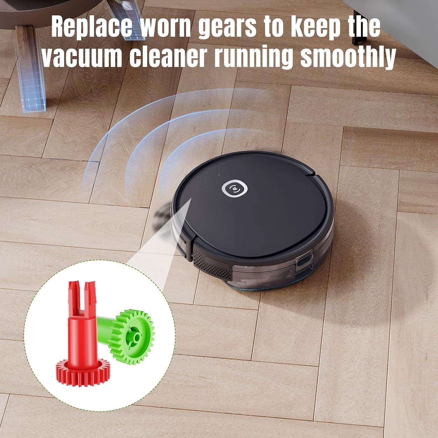 Engranajes de Motor del Cepillo Lateral ECOVACS DEEBOT Rojo y Verde