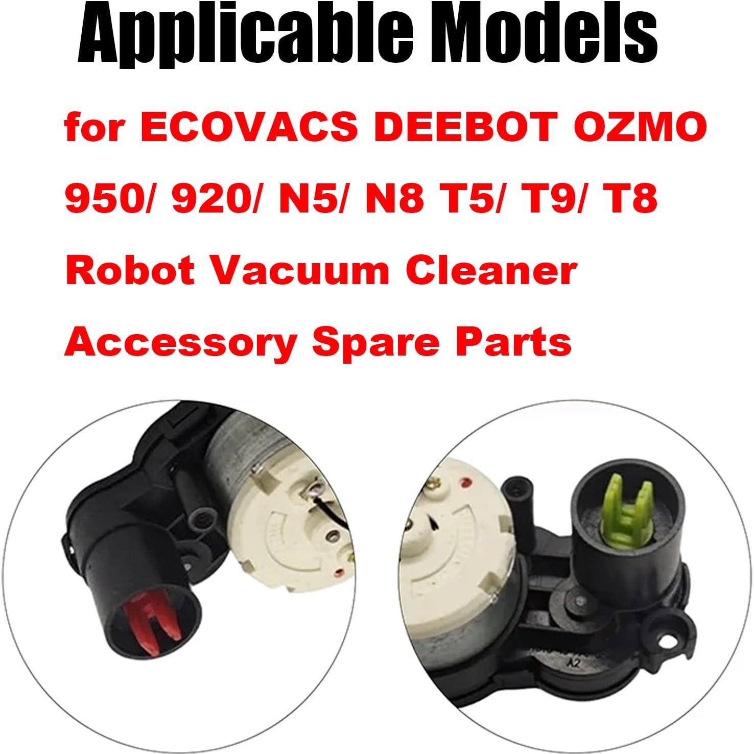 Engranajes de Motor del Cepillo Lateral ECOVACS DEEBOT Rojo y Verde