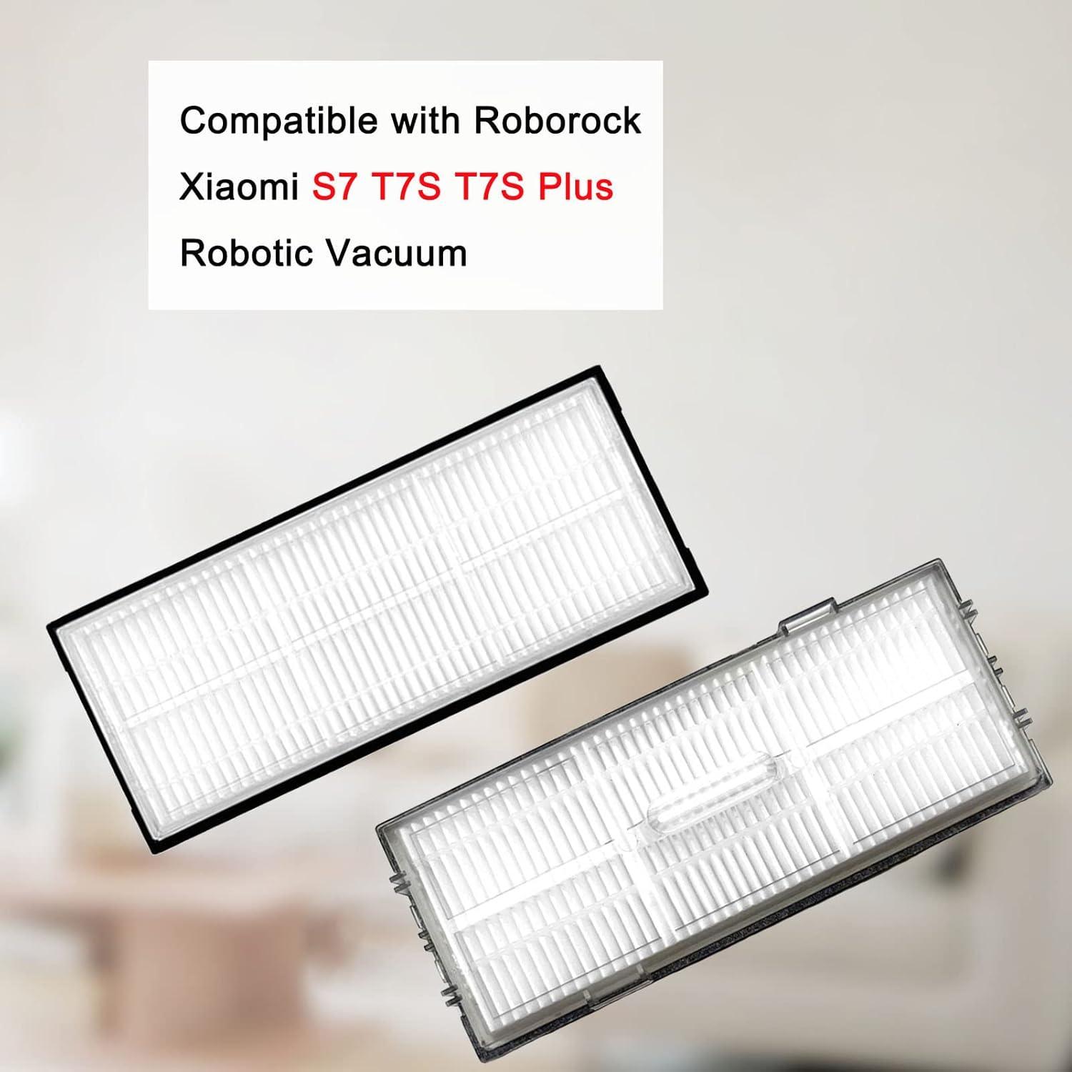 Filtros de Reemplazo Rjnlsc para Aspiradoras Roborock S7 - Paquete de 8