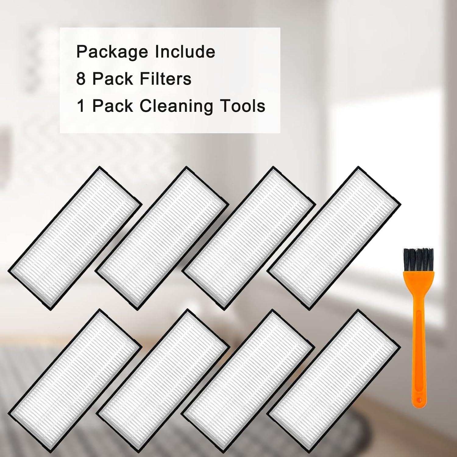 Filtros de Reemplazo Rjnlsc para Aspiradoras Roborock S7 - Paquete de 8