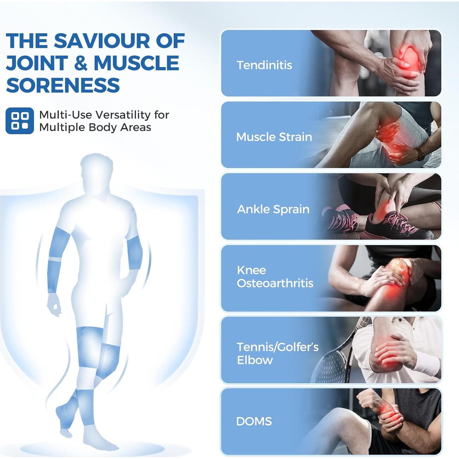 Paquete de Hielo Flexible Tolaccea X-Large para Lesiones