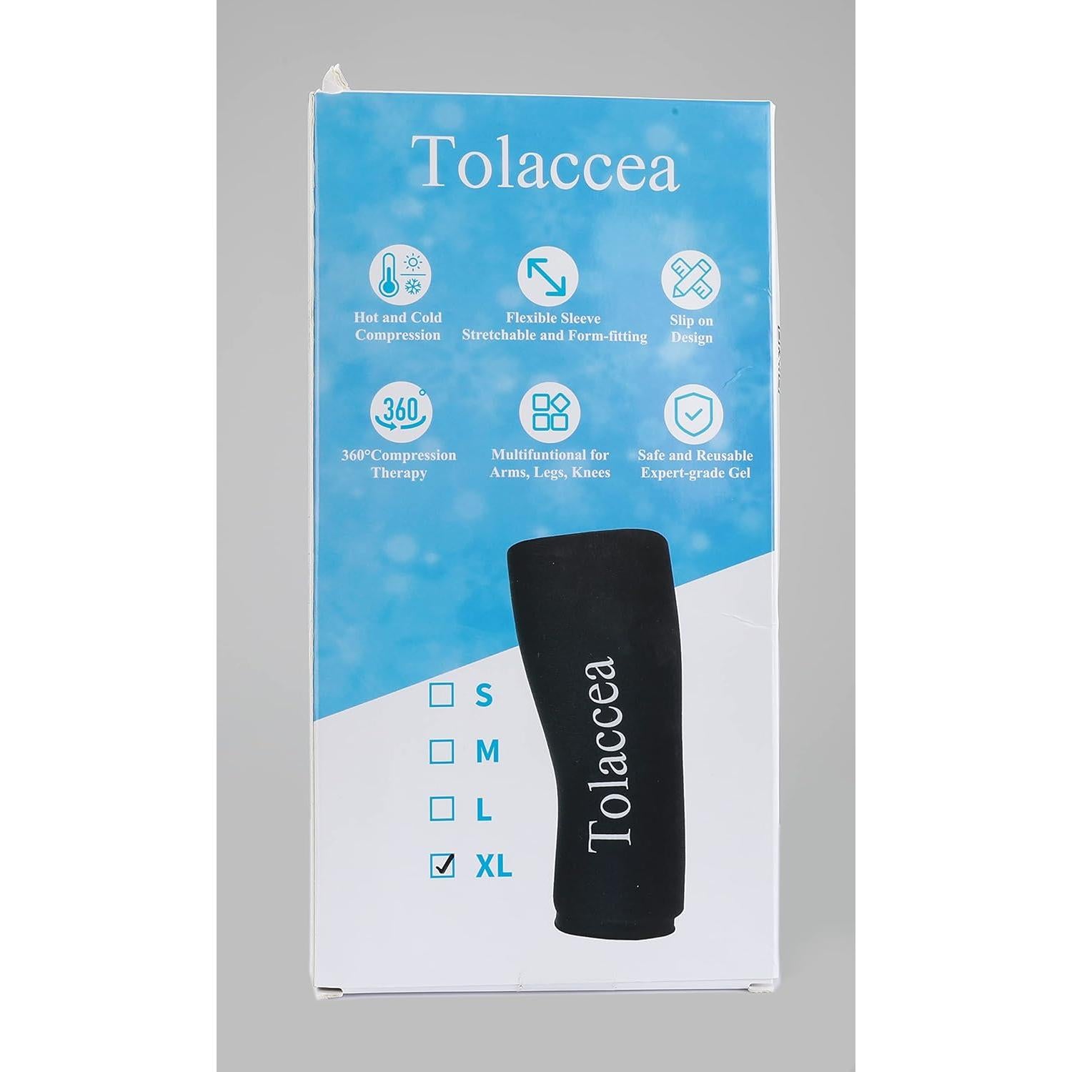 Paquete de Hielo Flexible Tolaccea X-Large para Lesiones