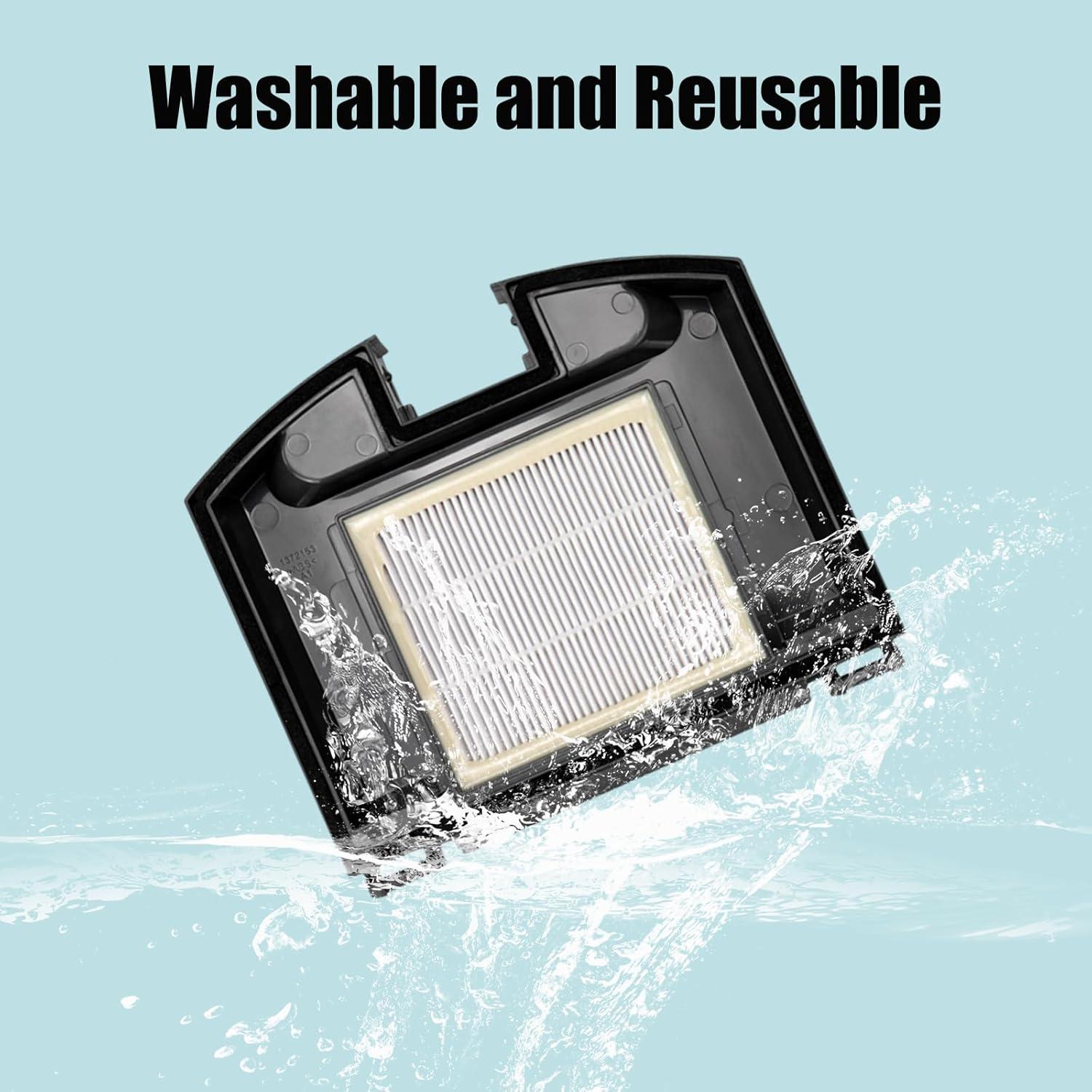 4 Filtros HEPA Moupaa para Aspiradora Robot Shark RV2310 Matrix