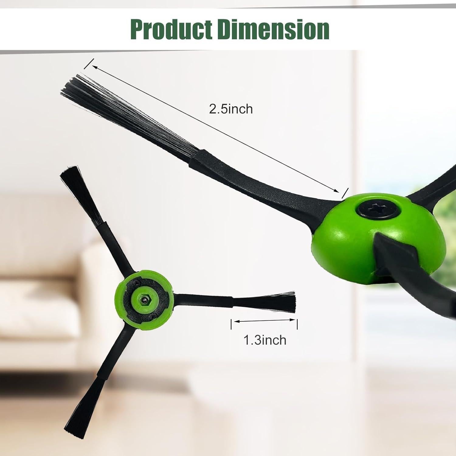Cepillos Laterales de Reemplazo Detetap para iRobot Roomba i/j/e