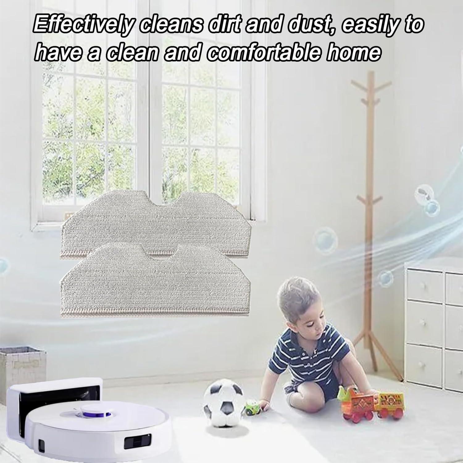 Pad de Mopa Microfibra Freo X Plus - 8 Piezas Lavables