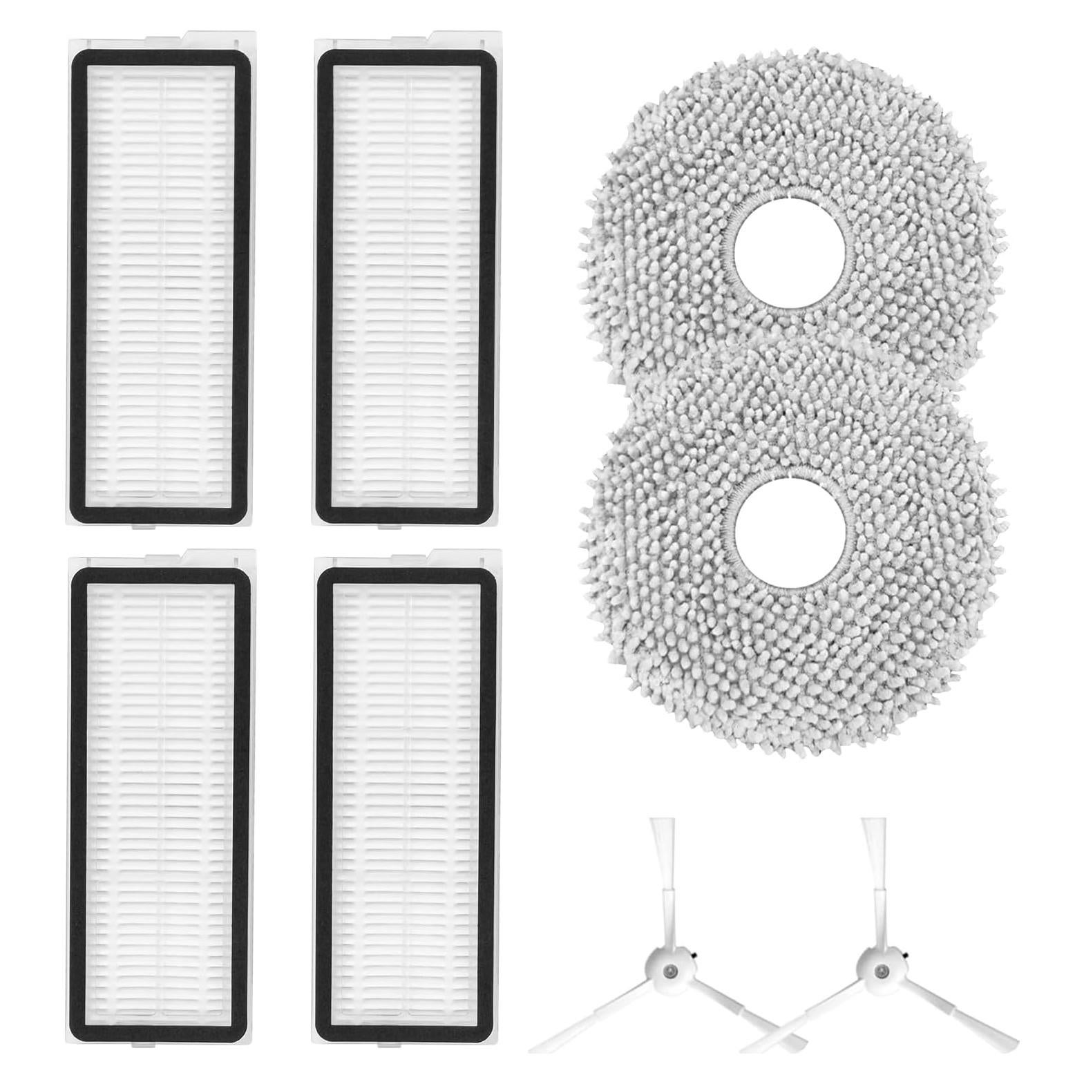 Kit de Accesorios para Roborock Qrevo MaxV Pro S - 2 Mopas, 4 Filtros HEPA, 2 Cepillos
