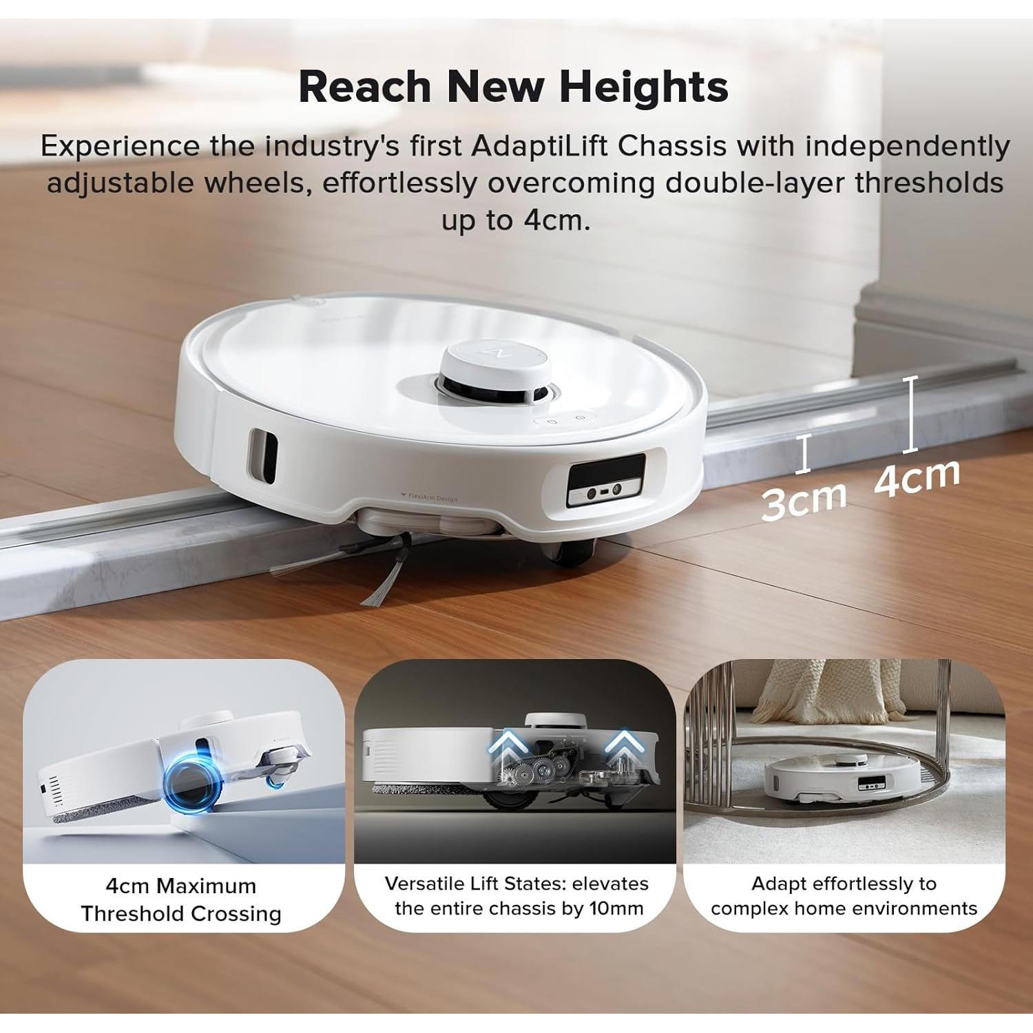 Aspiradora Robot Roborock Qrevo Curv con Filtro Lavable