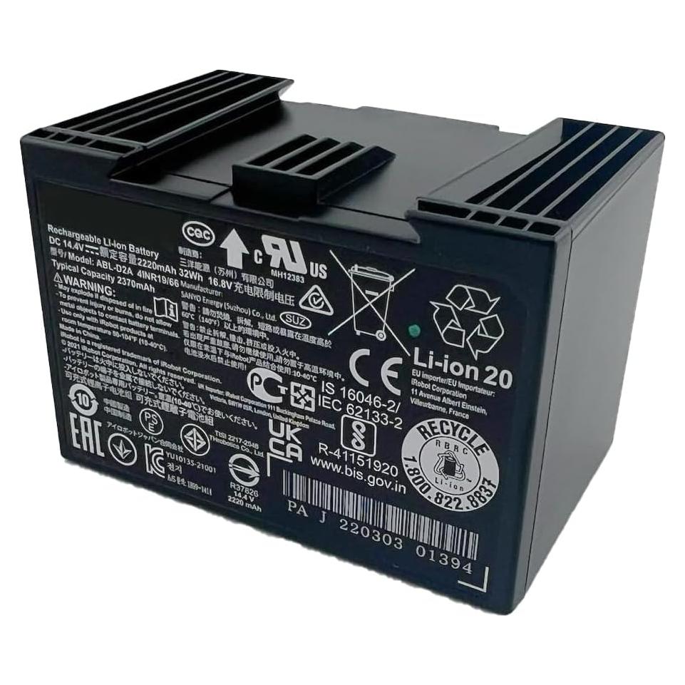 Batería de Ión de Litio ABL-D2 para iRobot Roomba 14.4V 2220mAh