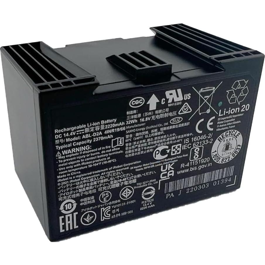 Batería de Ión de Litio ABL-D2 para iRobot Roomba 14.4V 2220mAh