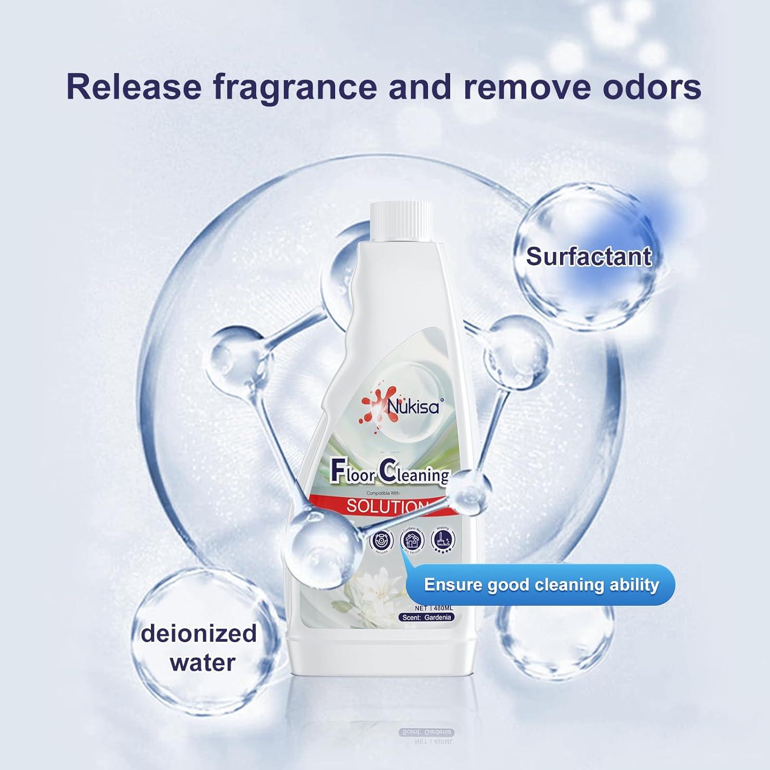 Solución de limpieza de pisos Nukisa 500 ml aroma gardenia