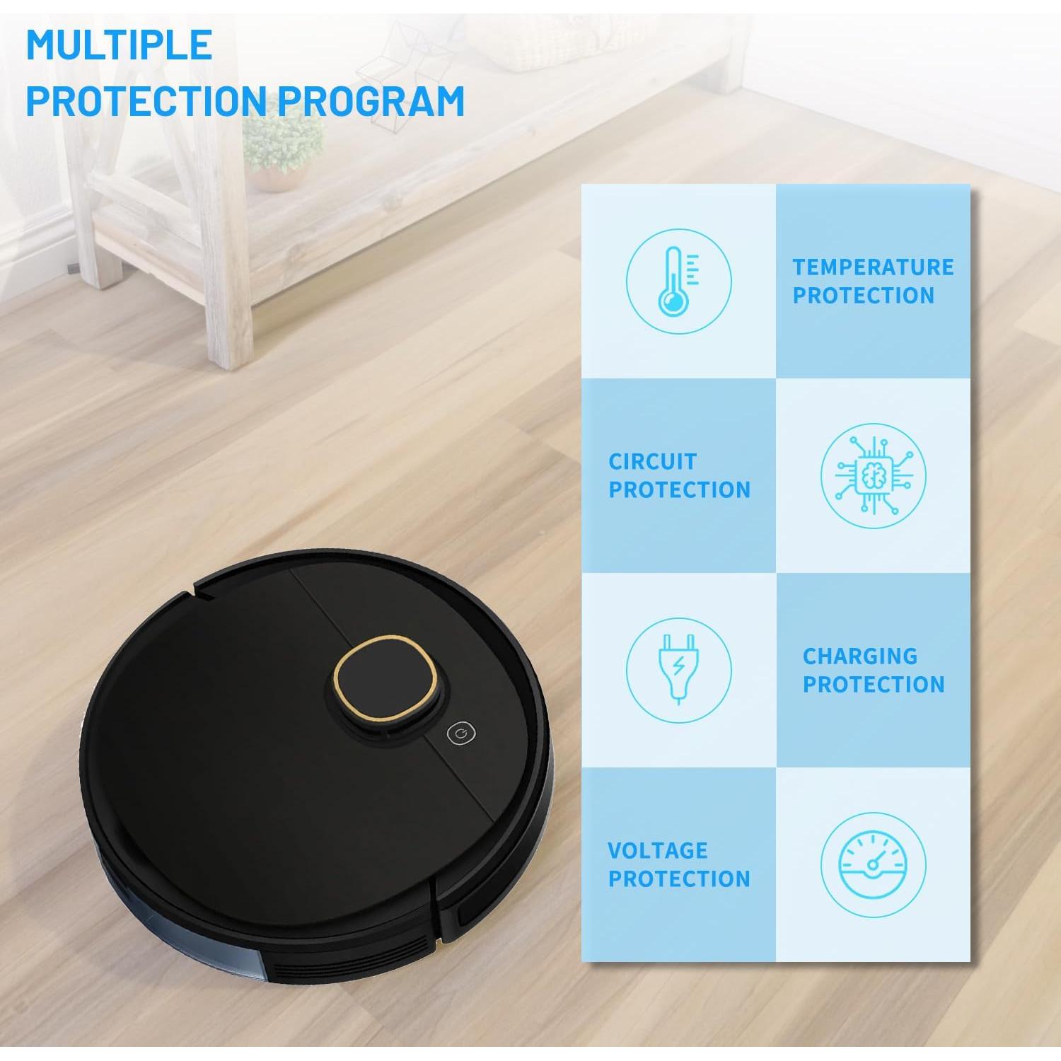 Batería de Reemplazo 6800mAh 14.4V para Aspiradora Dreame D9/D10