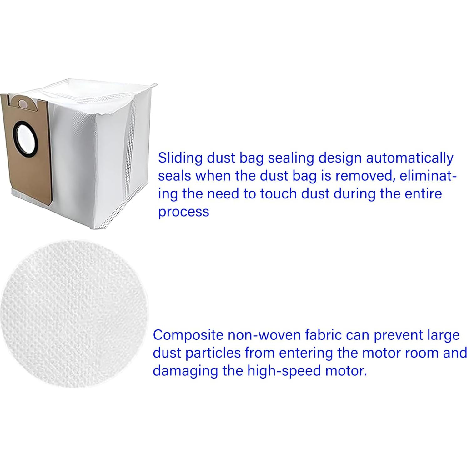 Kit de Accesorios HOMFILBIT iHRV6-BLK para Aspiradora Robot