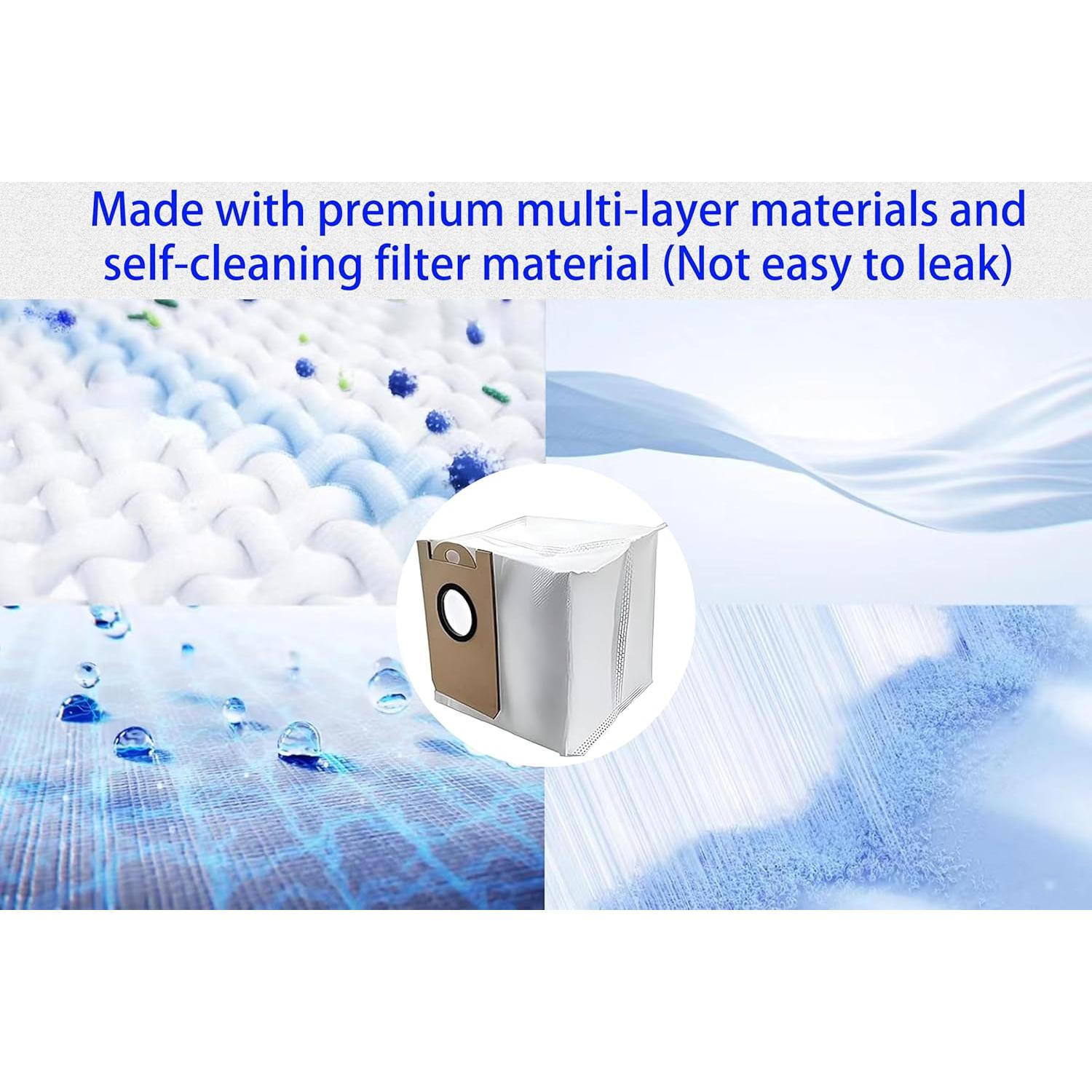 Kit de Accesorios HOMFILBIT iHRV6-BLK para Aspiradora Robot