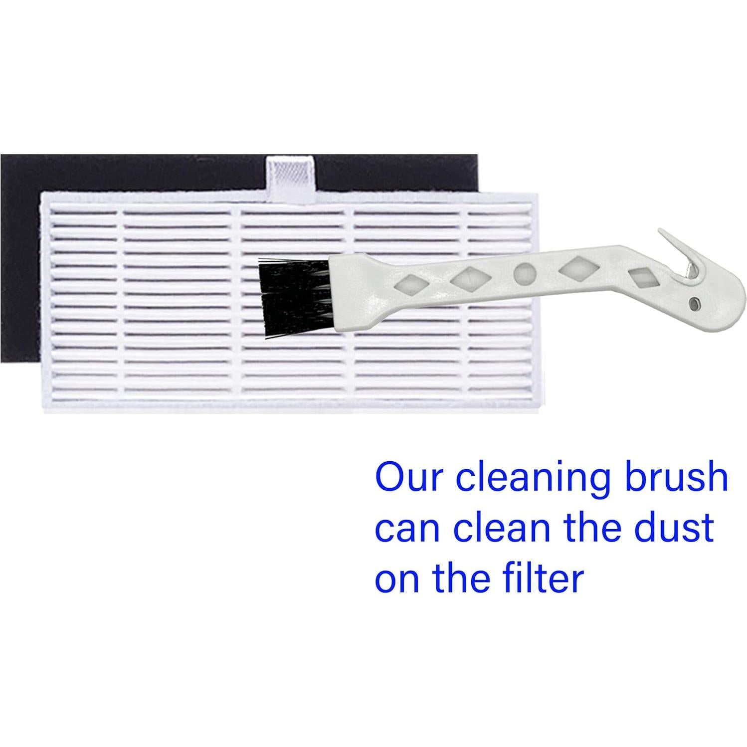 Kit de Accesorios HOMFILBIT iHRV6-BLK para Aspiradora Robot