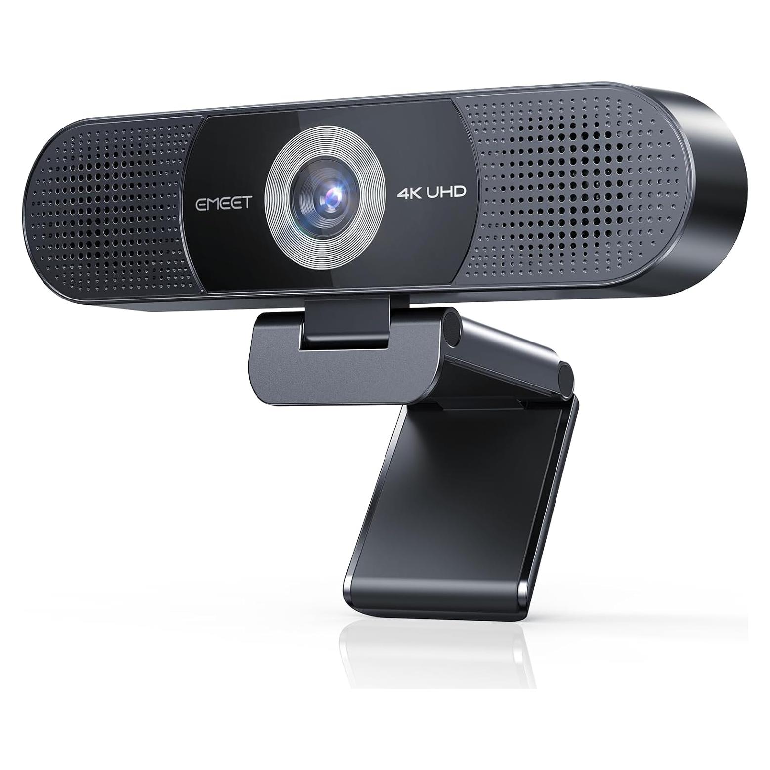 Webcam EMEET C980 PRO 4K con Micrófono y Altavoces