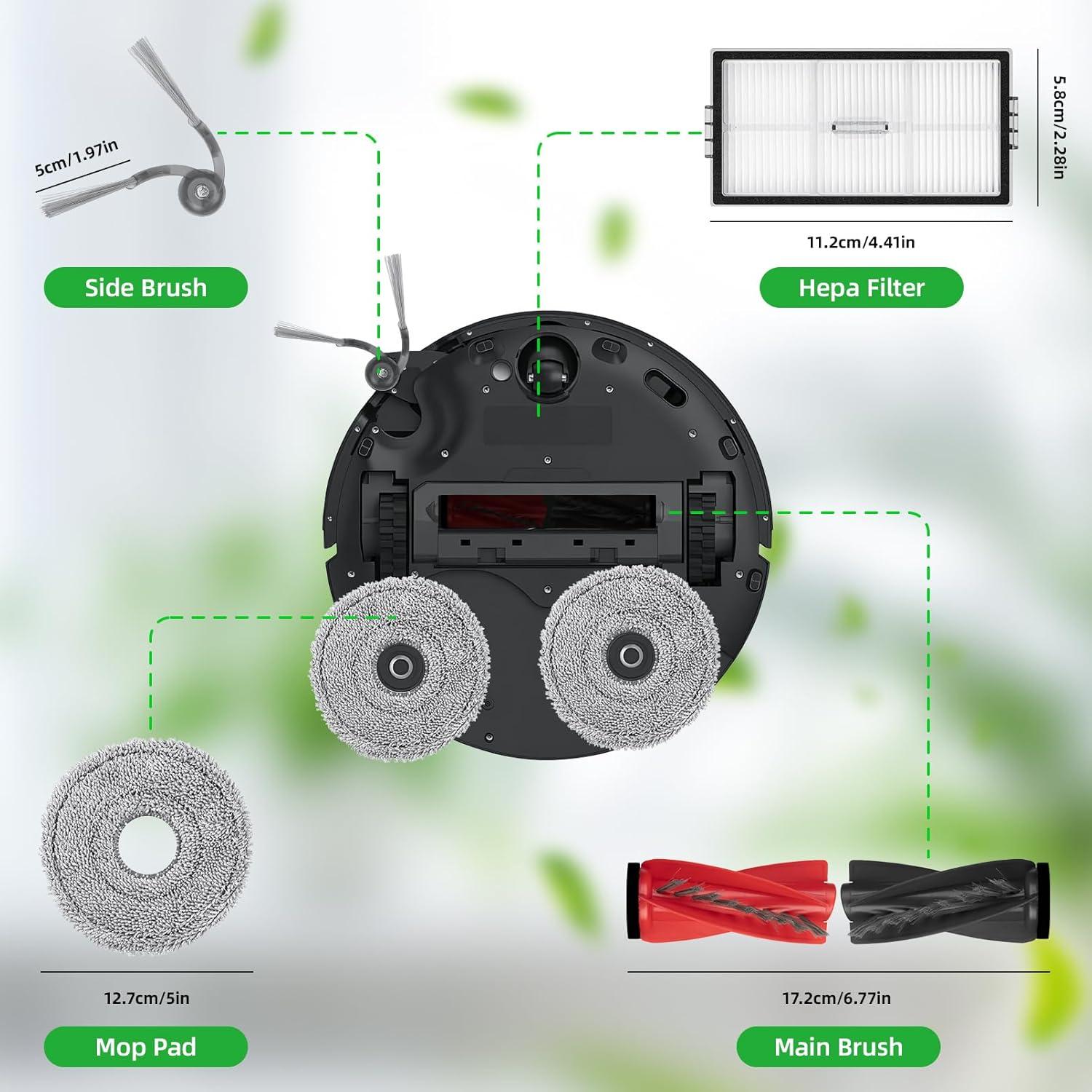 20 Accesorios Reemplazo Aourxiv para Robot Aspirador Saros 10R