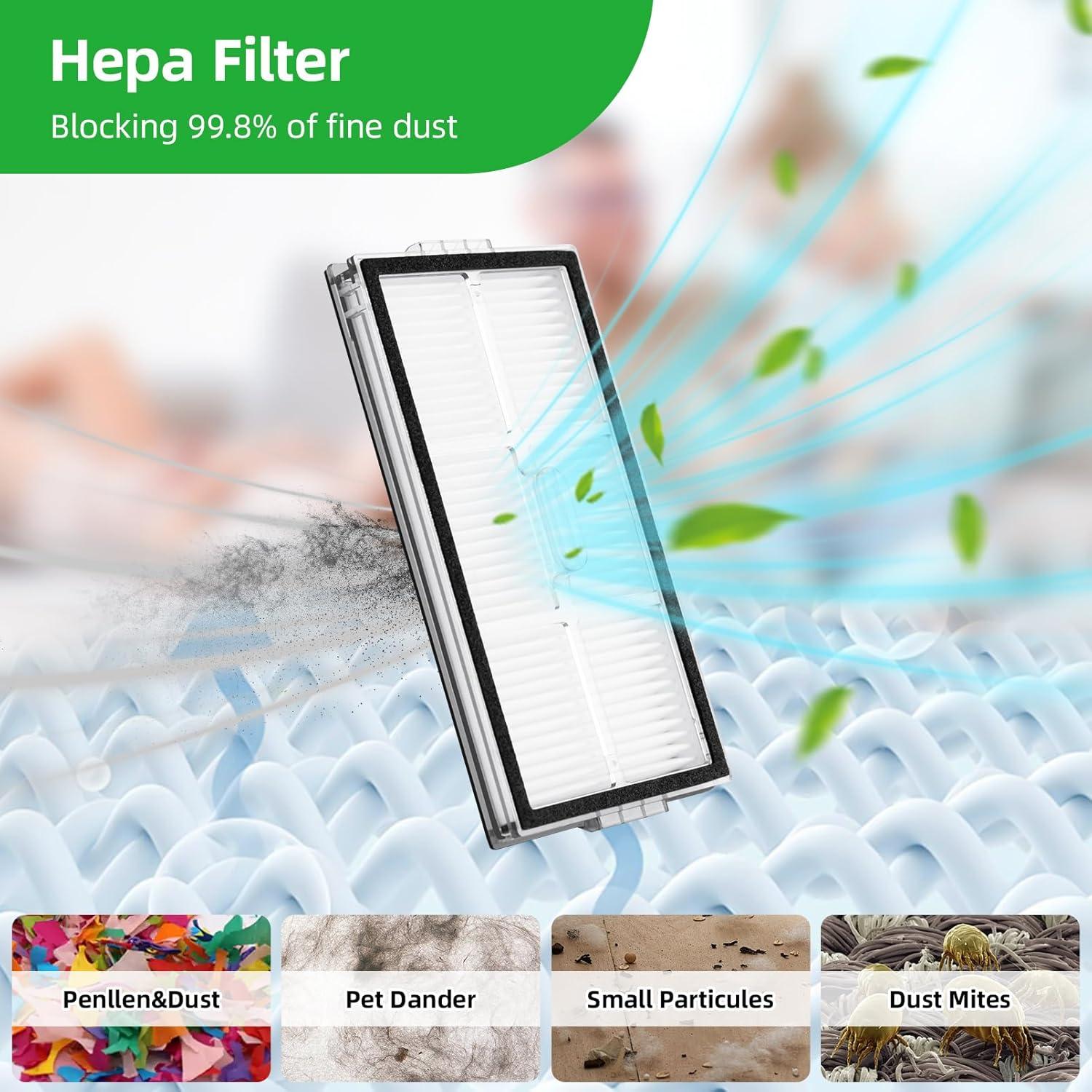 20 Accesorios Reemplazo Aourxiv para Robot Aspirador Saros 10R