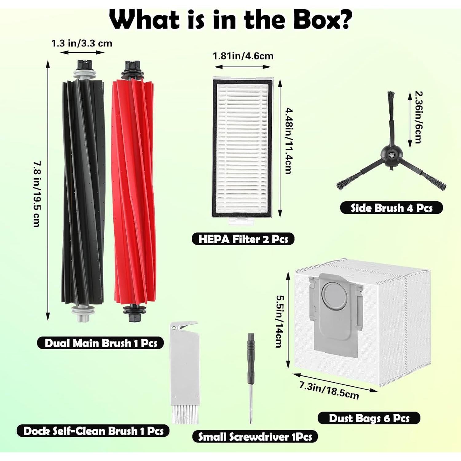 Kit de Accesorios VIEWALL para Aspiradoras Robot Q5 Max+