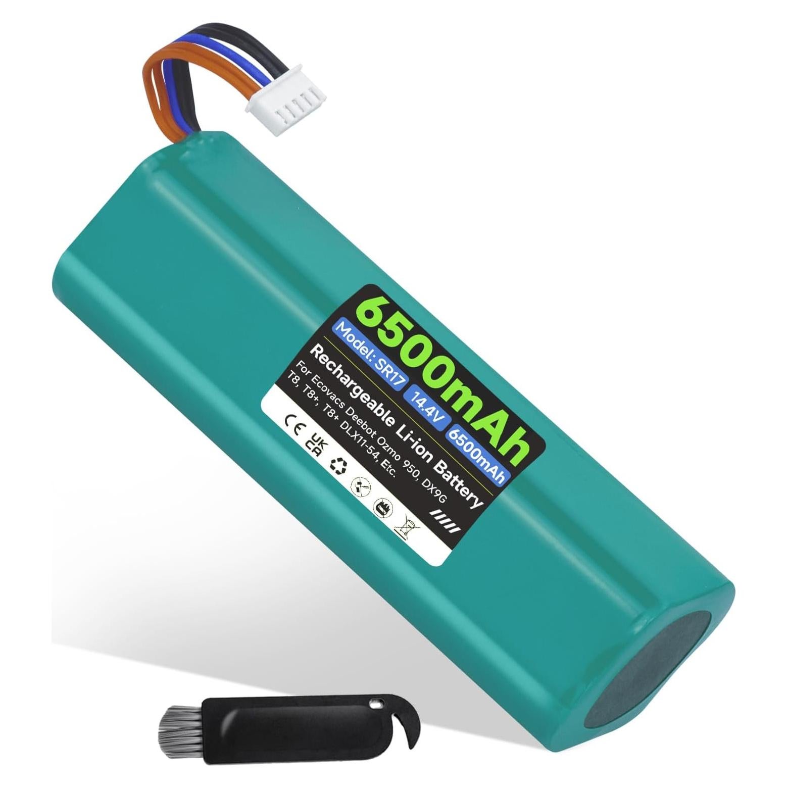 Batería de Reemplazo 6500 mAh Ecovacs Deebot T8 T9 T10