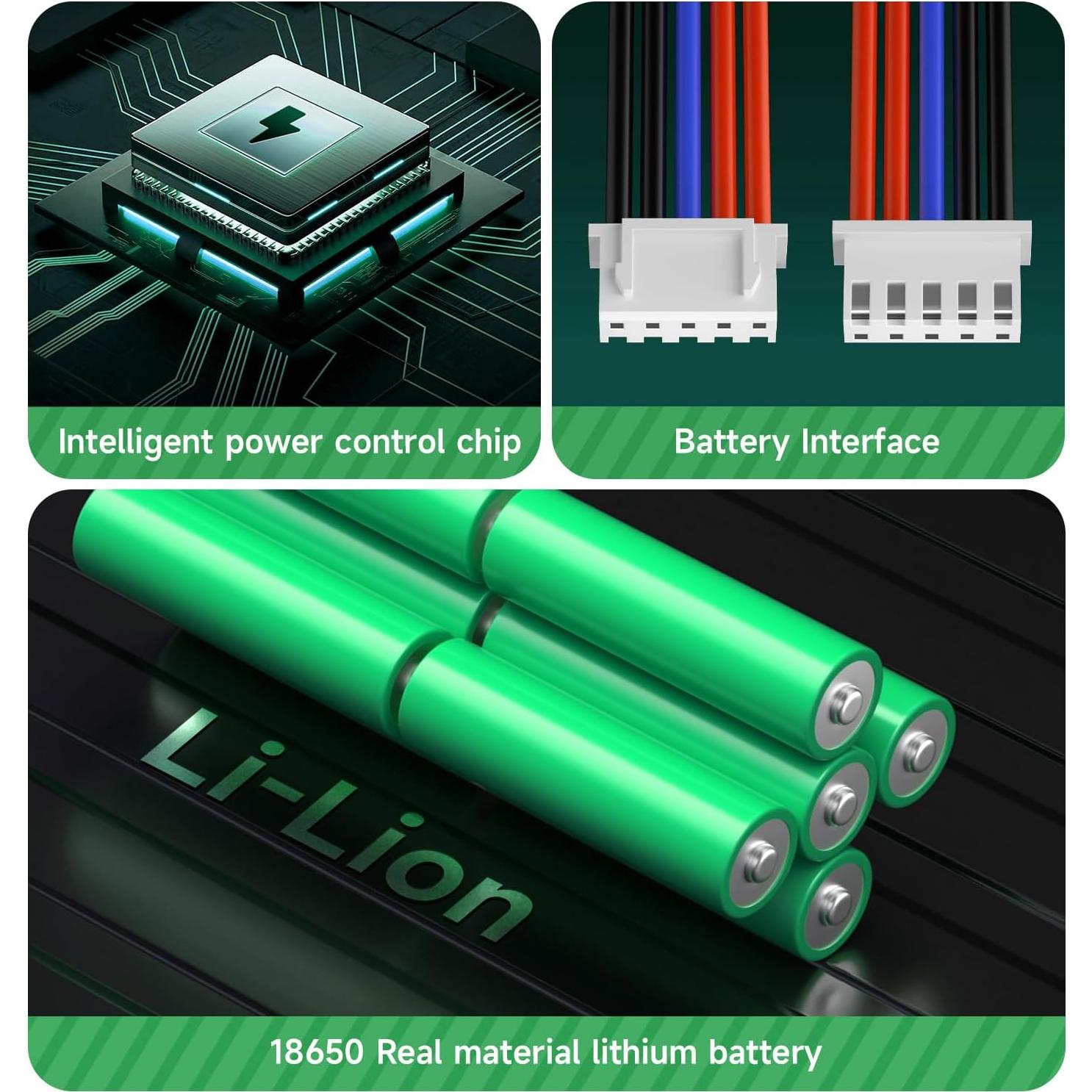 Batería de Reemplazo 6500 mAh Ecovacs Deebot T8 T9 T10