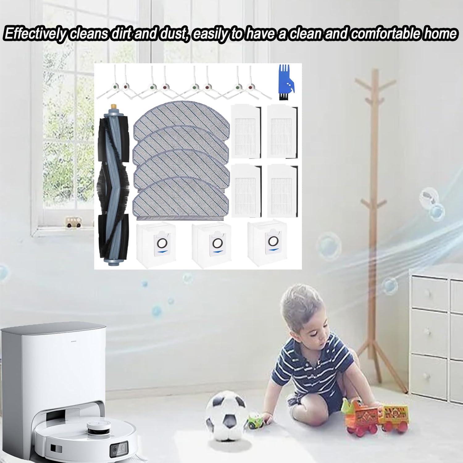 Kit de Accesorios para Aspiradora Robot ECOVACS DEEBOT T10 Plus - 21 Piezas