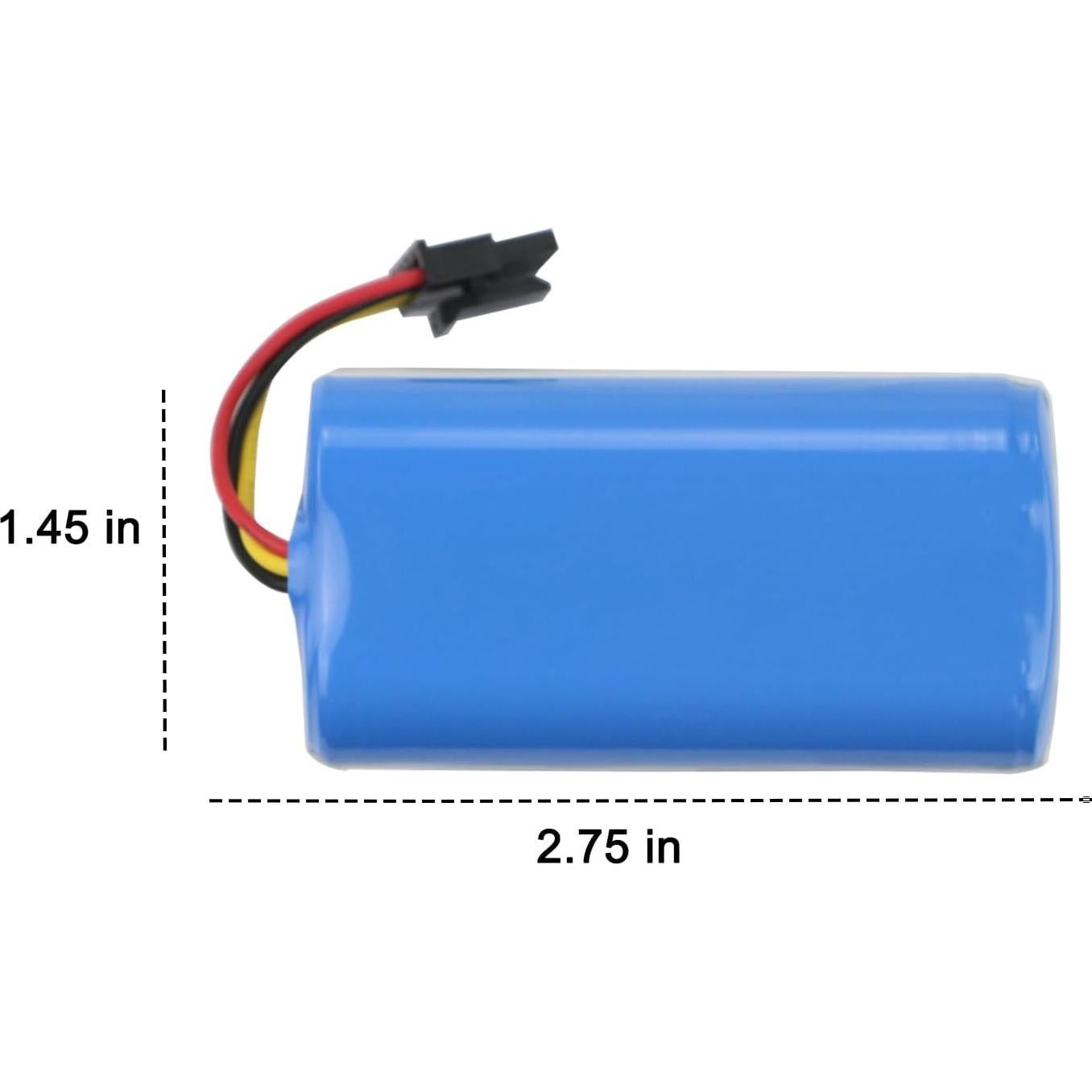 MULS 2800mAh Vacuum Battery Replacement for AIRROBO P10, iHome iHRV6-BLK Robot Vacuum Cleaner 14.4V