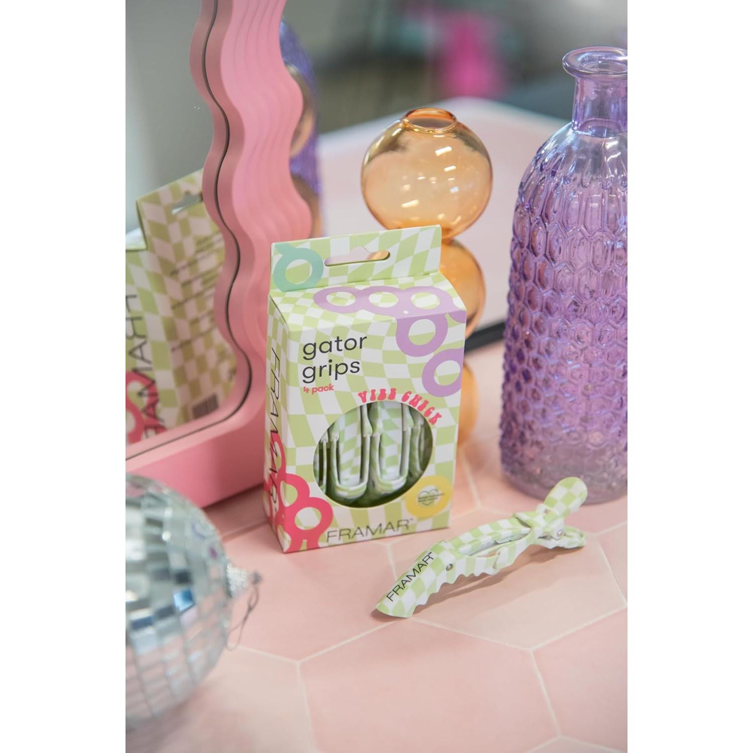 Clips de Cocodrilo FRAMAR - Paquete de 4 Clips a Cuadros