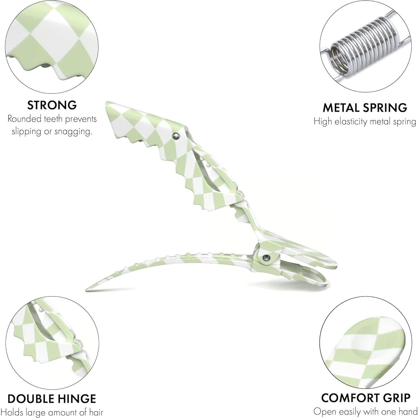 Clips de Cocodrilo FRAMAR - Paquete de 4 Clips a Cuadros