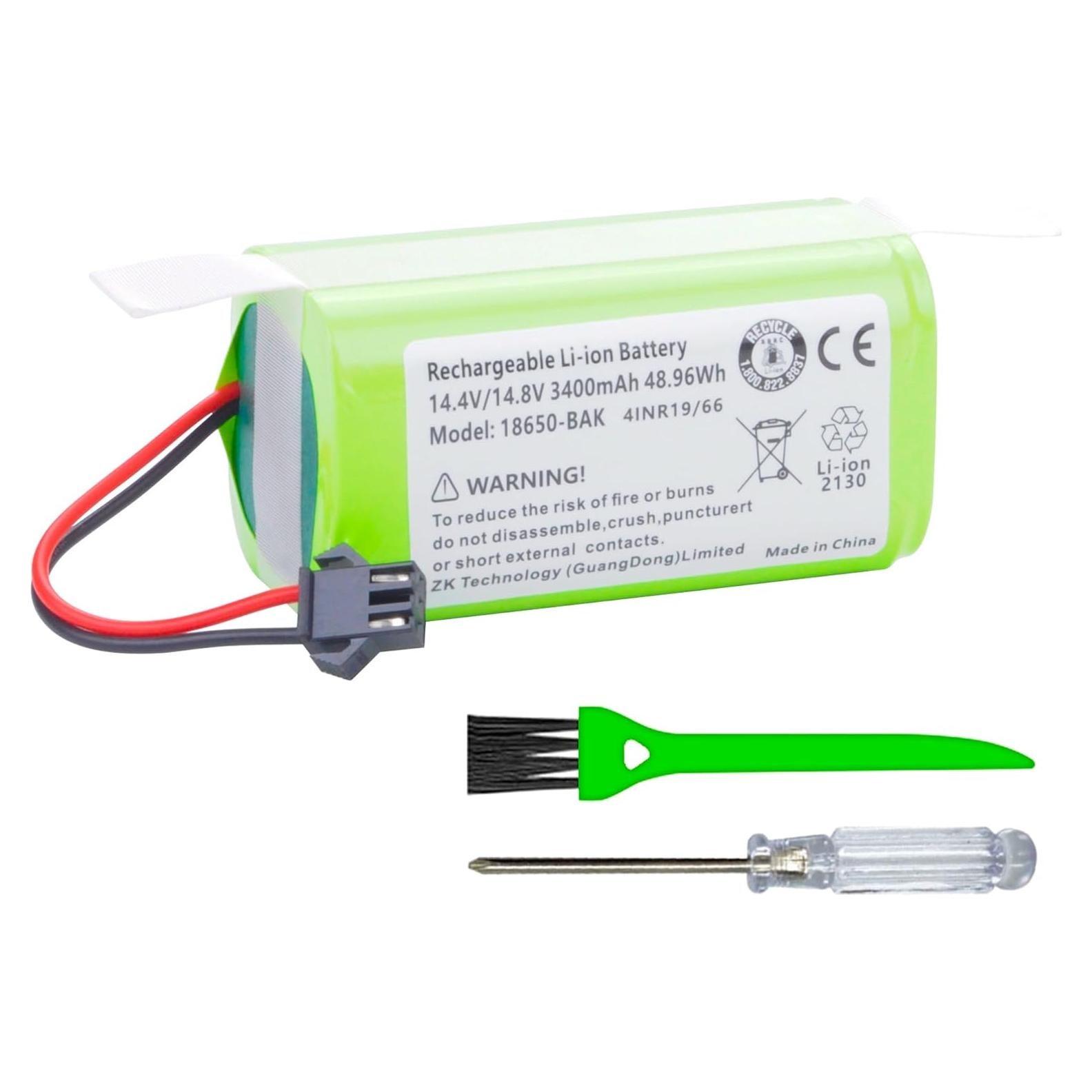 Batería 3400mAh 14.4V para aspiradora robot Lefant M210