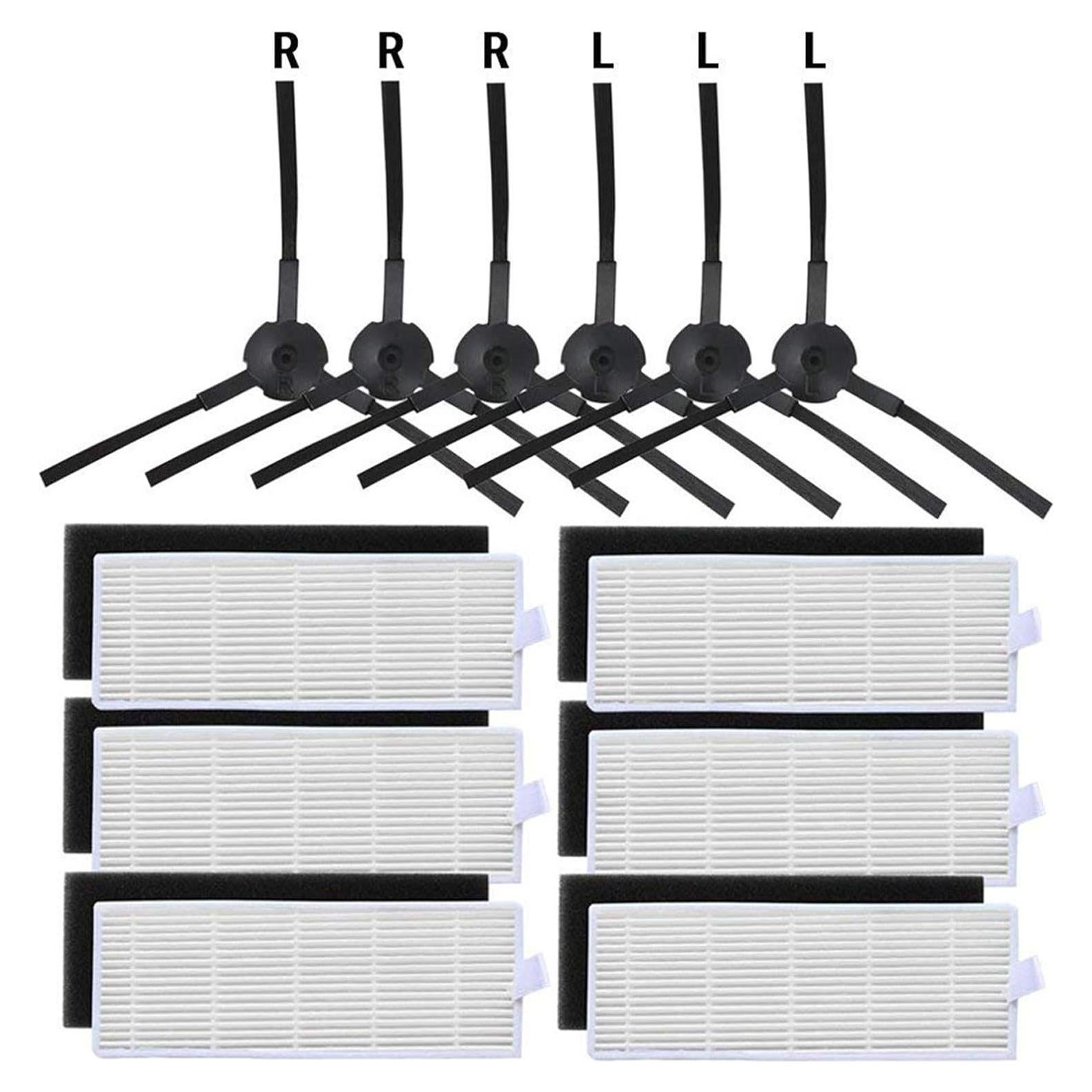 Replacement Filter and Side Brush Kit for A6 A4 A4s Robot Vacuum Cleaner