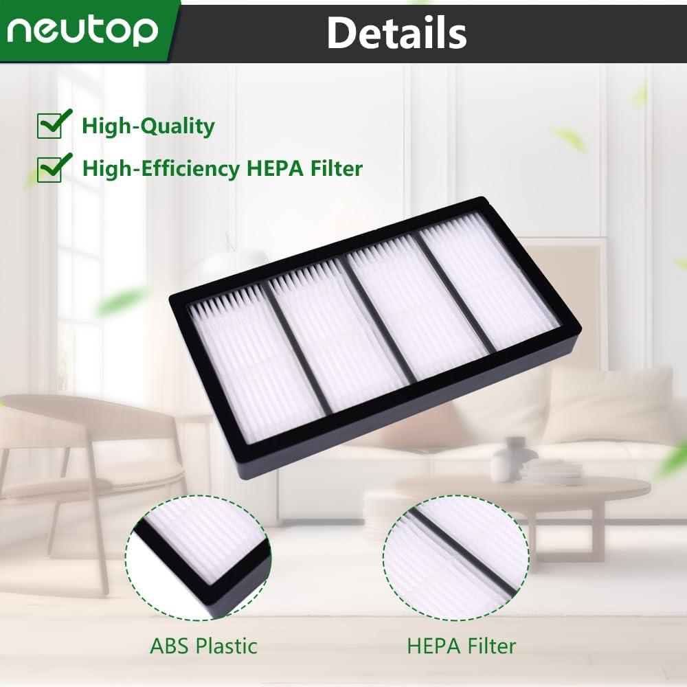 Filtros HEPA Neutop para iRobot Roomba S9 9150 9550 - Paquete de 8