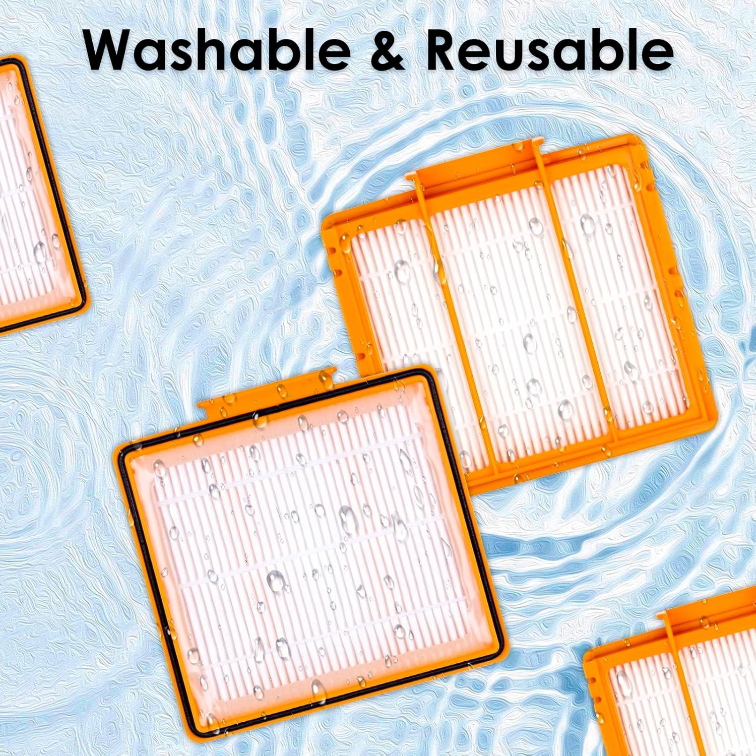 Filtros HEPA 6 Piezas Compatibles Shark AV2501AE RV2610WD