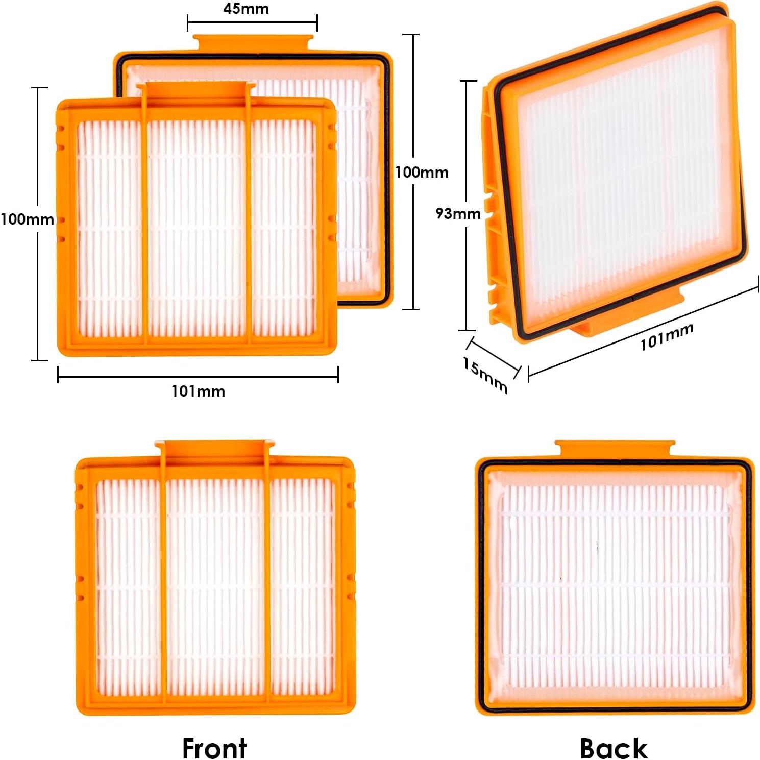 Filtros HEPA 6 Piezas Compatibles Shark AV2501AE RV2610WD