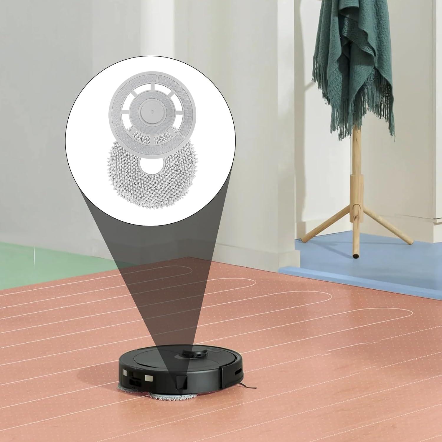 Paños de Reemplazo para Aspiradora Robot Roborock Qrevo - 2 Unidades