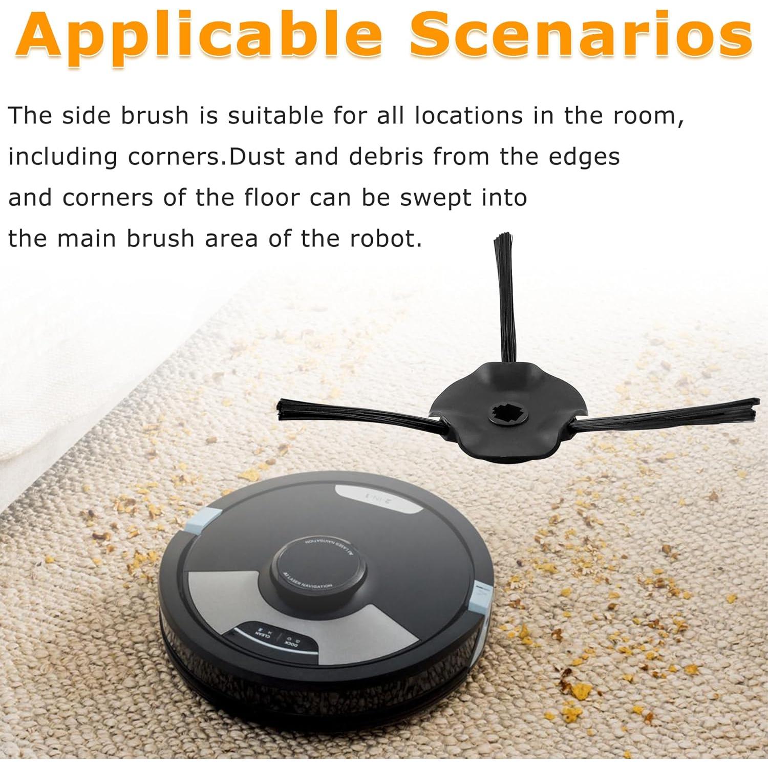 Paquete de 8 cepillos laterales Shark Matrix RV2300 RV2310