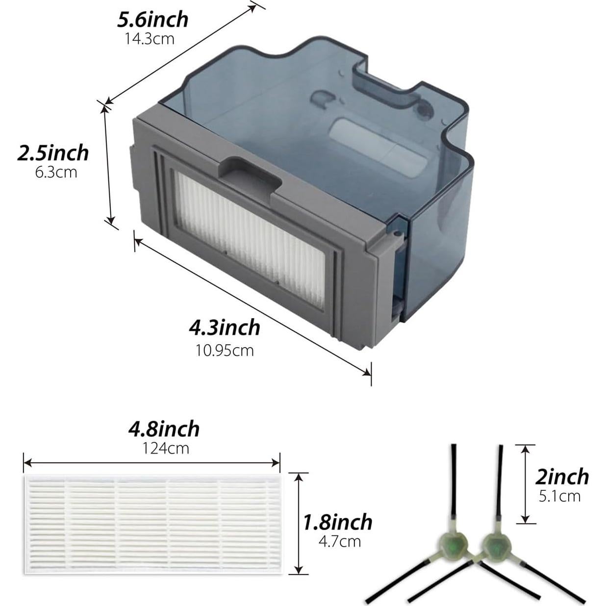 Piezas de Repuesto Usoway para Aspiradora Robot Lefant y OKP