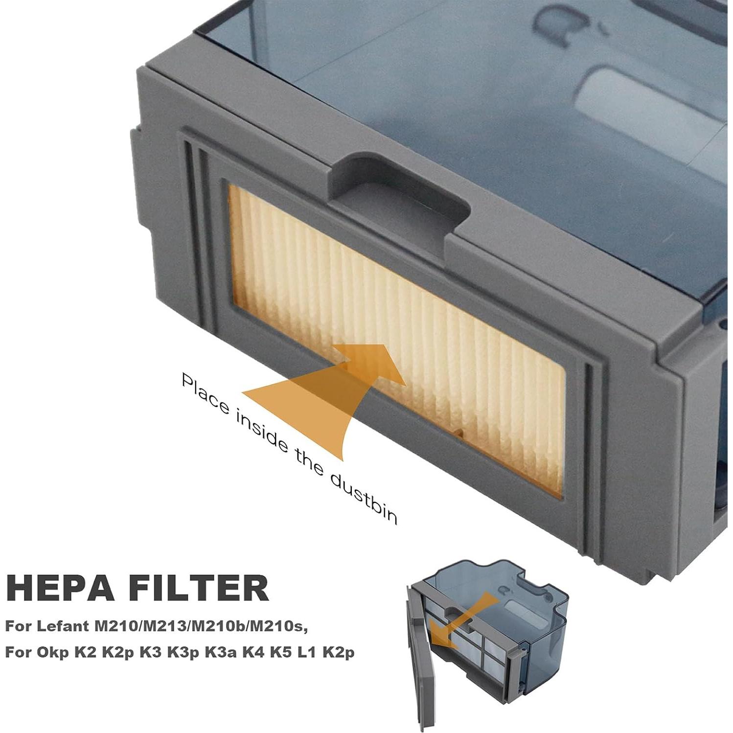 Piezas de Repuesto Usoway para Aspiradora Robot Lefant y OKP
