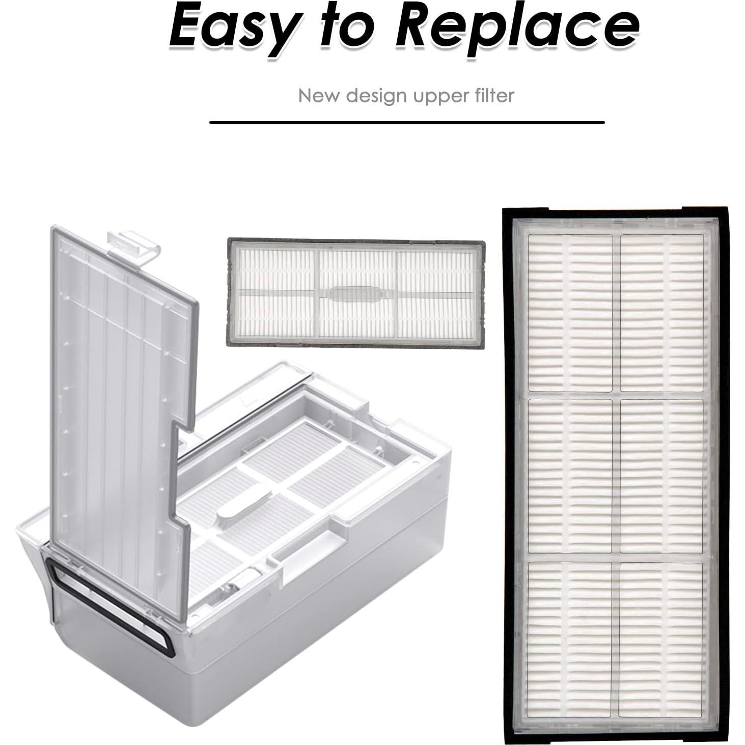 Filtro HEPA 8 Piezas para Roborock S7 S7+ S8 - Alta Calidad