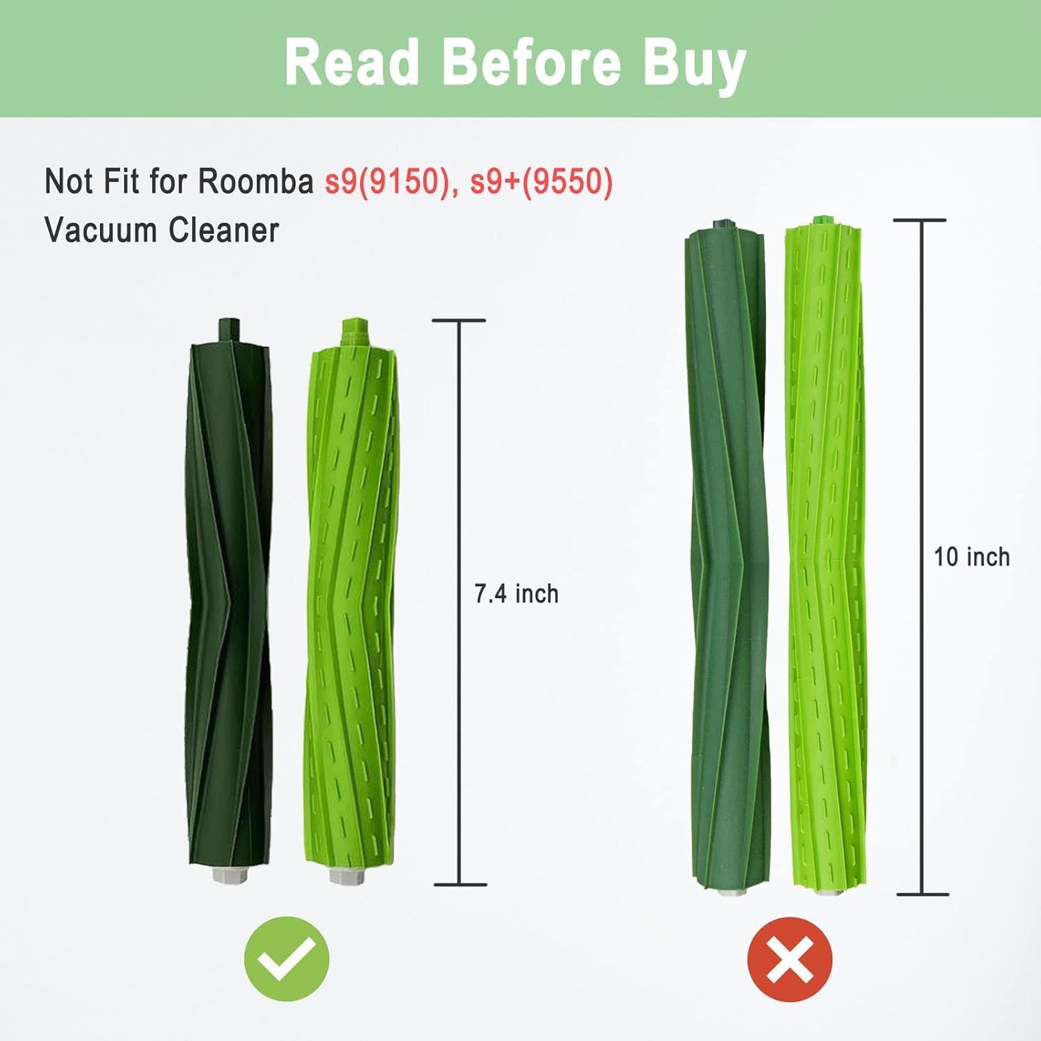 Kit de Repuesto para iRobot Roomba - 4 Juegos de Cepillos Multi-Superficie