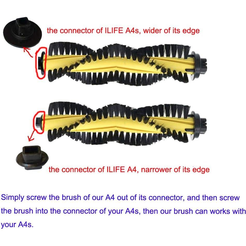 Kit de Repuestos HKCH para Aspiradora Robot ILIFE A4