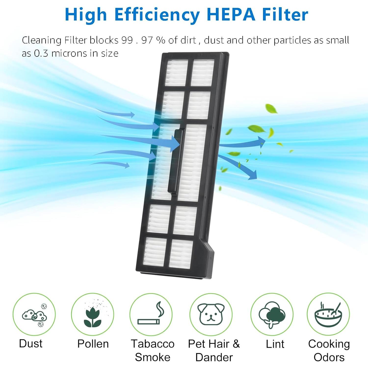 Kit de Accesorios BUXEBUX para Aspiradora Eufy X10 Pro Omni 21 Piezas