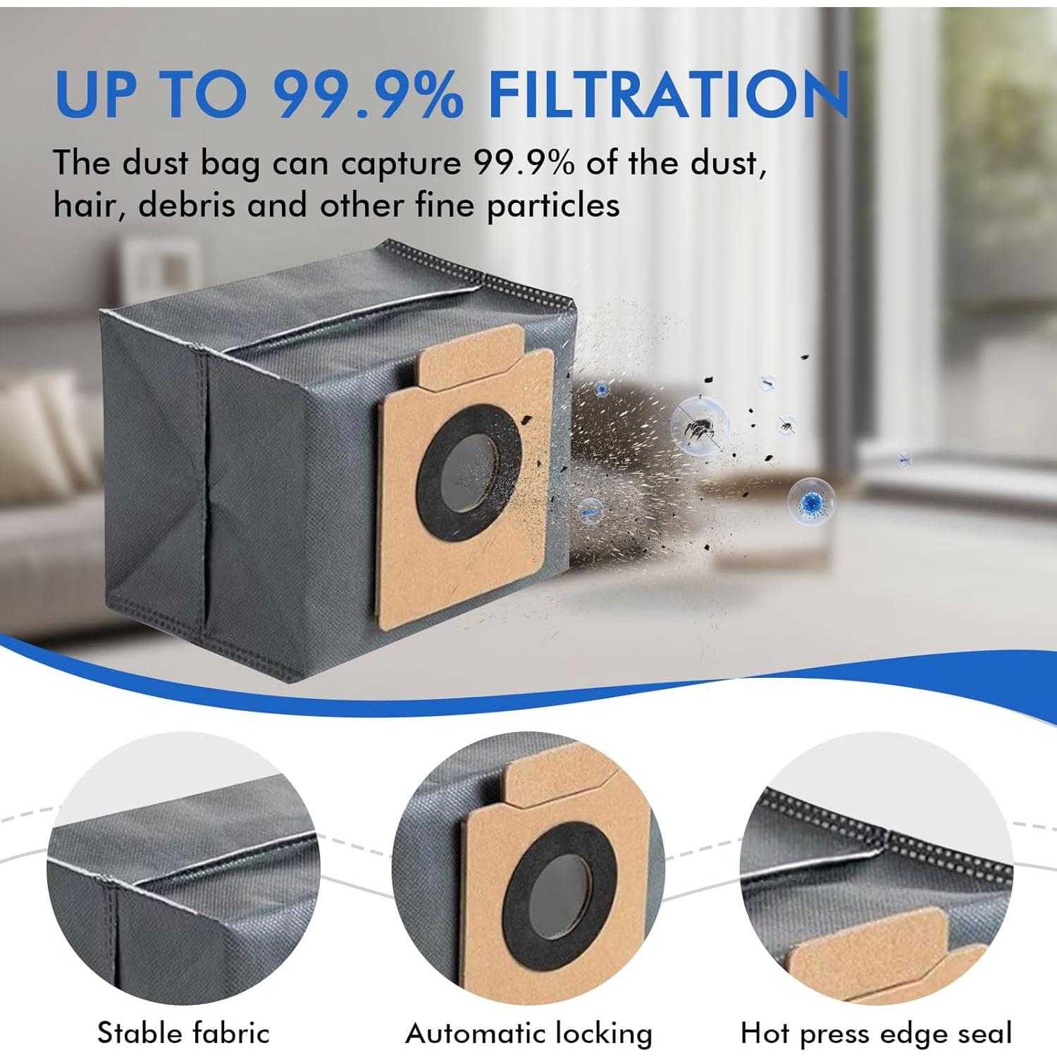 Accesorios Reemplazo Chrostion para eufy X10 Pro Omni 23 Pcs