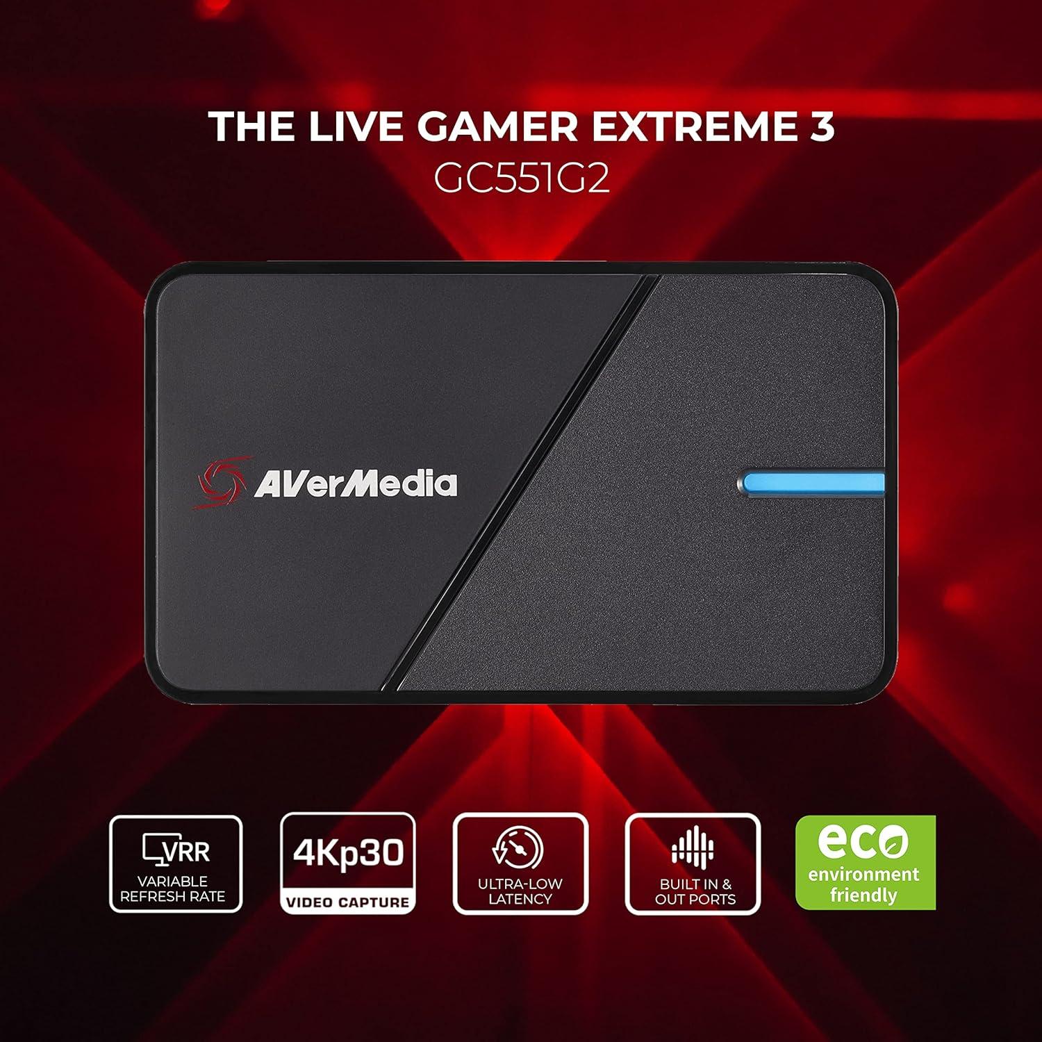 Tarjeta de Captura 4K AVerMedia GC551G2 para Streaming