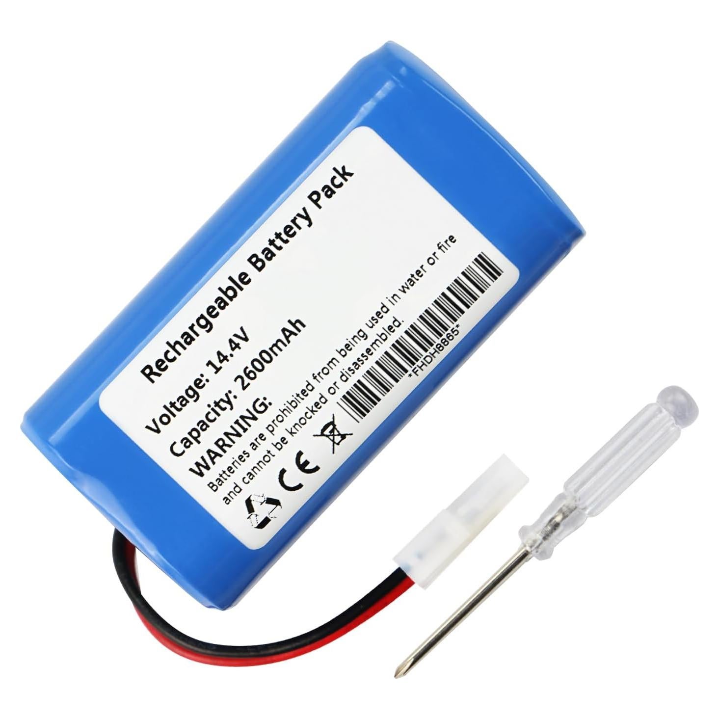Batería de Aspiradora Robot 14.4V 2600mAh Compatible Xiaomi
